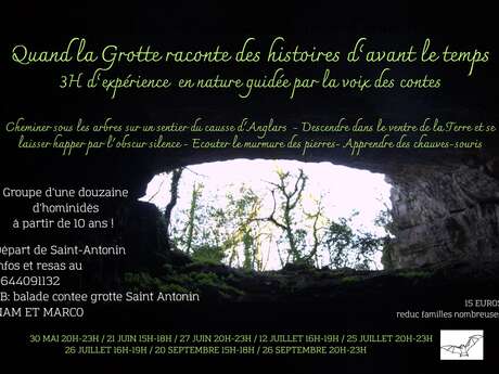 quand la Grotte raconte les histoires d'avant le temps