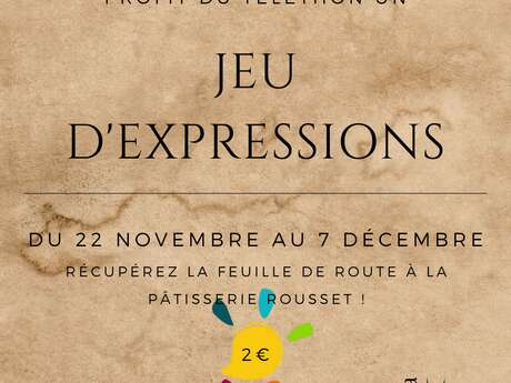Jeu d'expressions pour le Téléthon