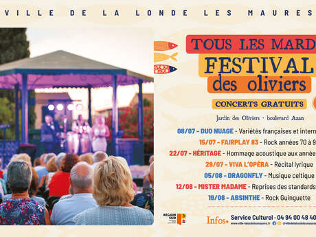 Musikfestival der Olivenbäume
