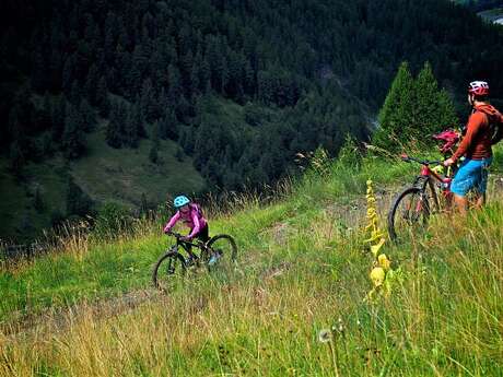 Les défis du samedi du Bike Park d'Abriès - Spécial Famille