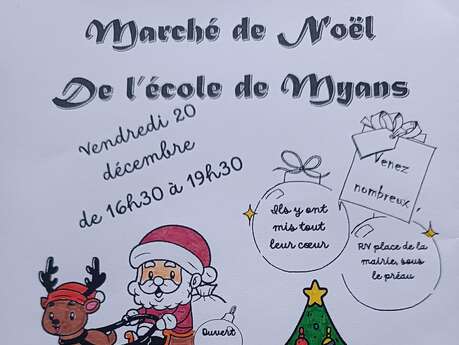 Marché de Noël de l'école de Myans