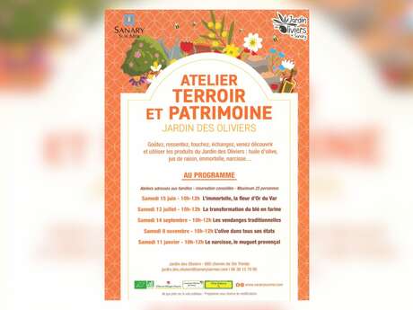 Ateliers terroir et patrimoine