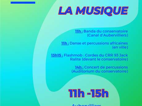 Fête de la Musique à Aubervilliers - Conservatoire Jack Ralite