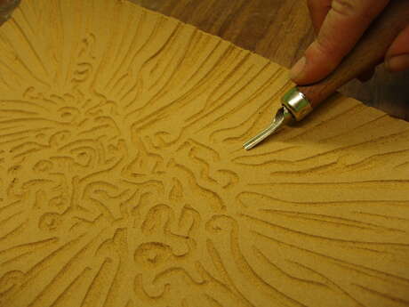 Patrimaths. Atelier Linogravure