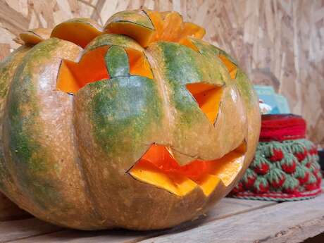Halloween-Workshop auf dem Bauernhof Aïoli Caganis