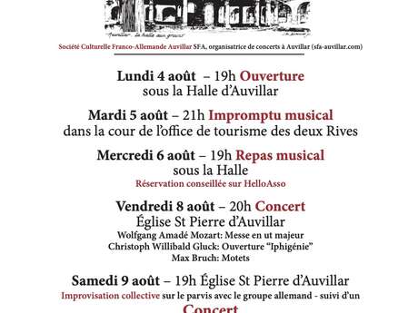 Semaine Musicale à Auvillar