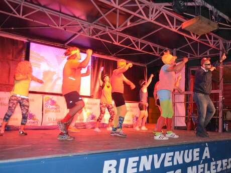 Spectacle Music Hall et feux d'artifices