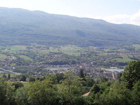 Mountain bike hike - descent down mountain bike from Clermont en Genevois