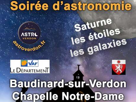 Soirée Astronomie à la Chapelle Notre Dame