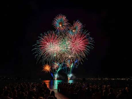 Feu d'artifice du 15 août à Grimaud