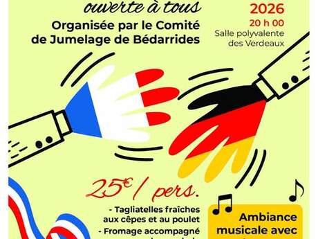 Soirée de jumelage de Bédarrides