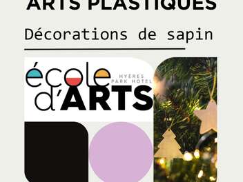 Hyères en fête : décorations de sapin