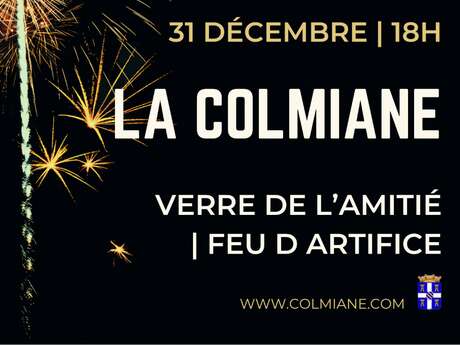 Feu d'artifice et Verre de l'amitié à La Colmiane