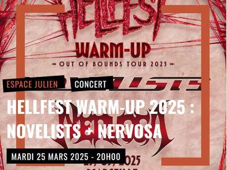 Hellfest Warm-Up 2025 : Novelists + Nervosa