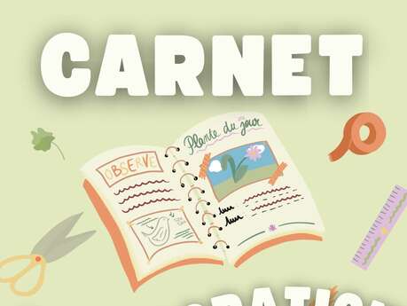 Atelier créatif : fabrication d'un carnet d'exploration nature.
