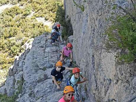 Via ferrata de La Grande Fistoire parcours sportif  - Vertikal Spirit