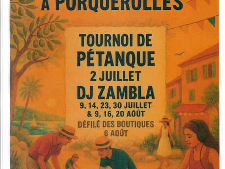 Bal du 14 juillet à Porquerolles