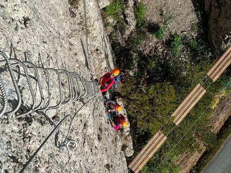 Ferrata des ammonites