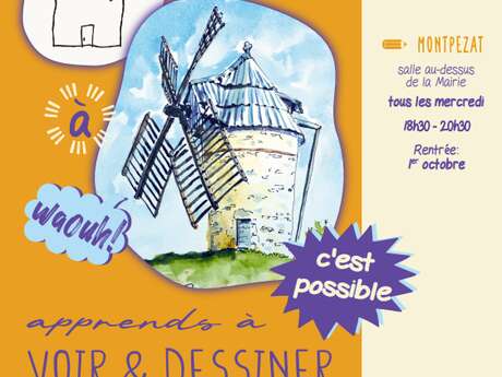 Rentrée des cours de dessin