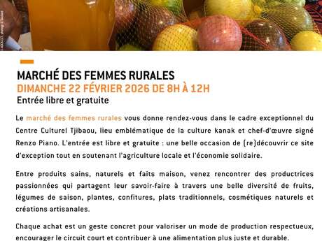 Marché des femmes rurales