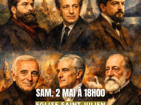 Concert à Arles: Debussy, Ravel, Bizet, Aznavour, Saint-Saëns, Dutilleux