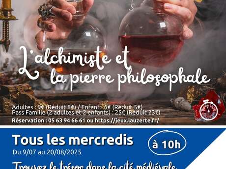 Chasse au trésor : l'Alchimiste et la Pierre Philosophale