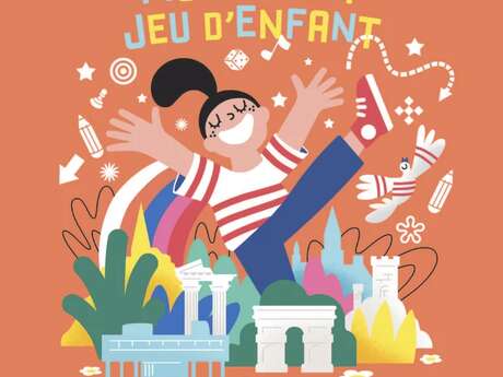 Monument jeu d'enfant - Château en couleurs