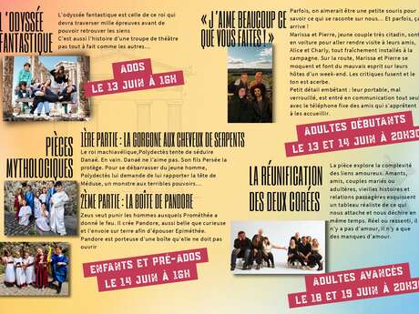 Festival de théâtre - Spectacles de fin d'année