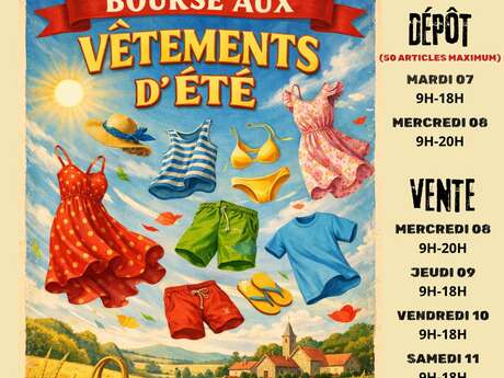 BOURSE AUX VÊTEMENTS Printemps/été