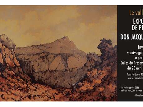 "Le vallon perdu" Exposition de peinture Don Jacques Ciccolini à Ansouis