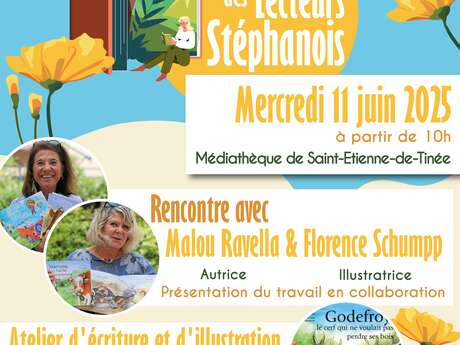 Cercle des lecteurs Stéphanois  Rencontre avec autrice et illustratrice