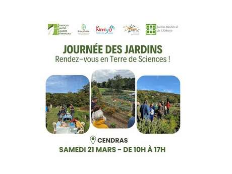 Journée des jardins - Rendez-vous en Terres de Sciences !