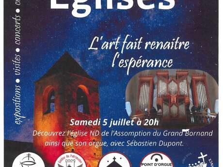 La Nuit des Eglises : visite de l'église et son orgue