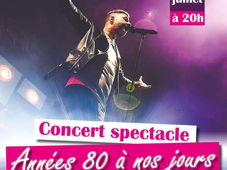 Concert spectacle années 80 à nos jours