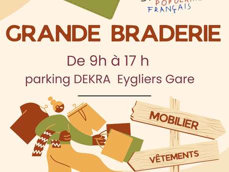 Grande braderie du Secours Populaire