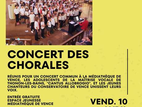 Concert des chorales de Thonon-les-Bains et Vence