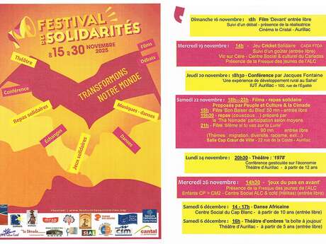 Initiation à la danse africaine - Festival de la Solidarité (FestiSol)