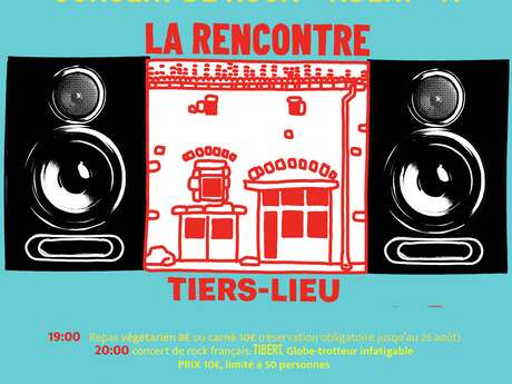 Concert Tibert, Rock français et repas