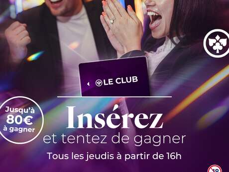 Jeudi Gagnant au JOA Casino