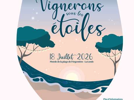 Vignerons sous les étoiles - Gastronomie & Wein, mit den Füßen im Wasser