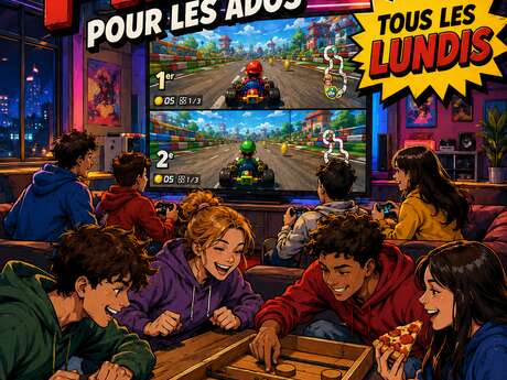 Soirée Ado pizza et jeux