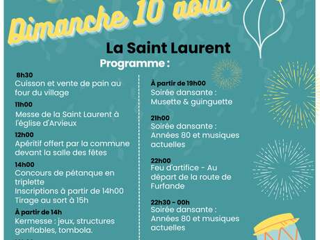 Fête Patronale de la Saint Laurent