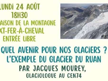 Quel avenir pour nos glaciers ? L'exemple du glacier du Ruan