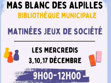 Morgens Gesellschaftsspiele in der Bibliothek