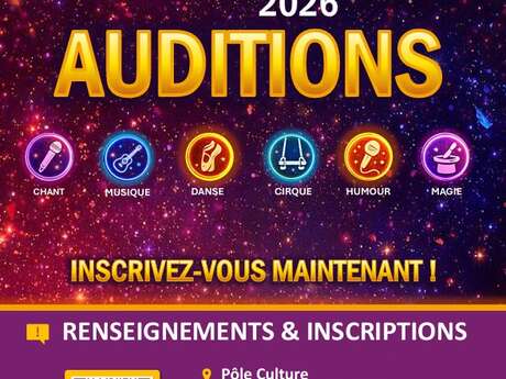 Auditions Saint Cyr a d'incroyables talents