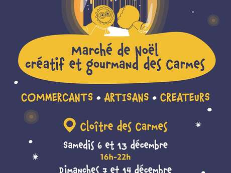 Creative and gourmet Christmas market at Les Carmes