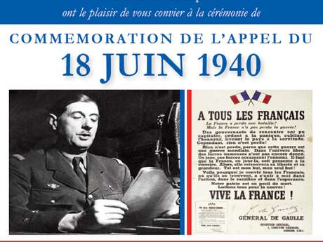 Commemoration of the appeal of June 18, 1940