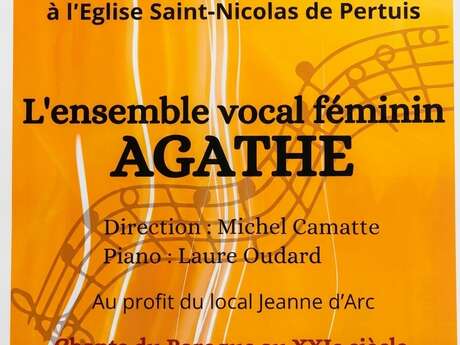 Concert de l'ensemble vocal féminin Agathe