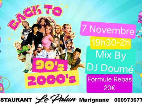 Soirée 90's et 2000's au restaurant Le Palun