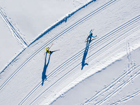 Cours de ski nordique avec l'ESF